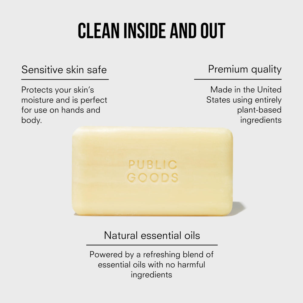 Public Goods citrus scent featuring grapefruit and mandarin