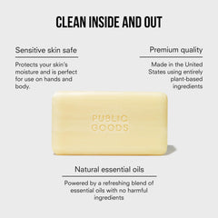 Public Goods citrus scent featuring grapefruit and mandarin