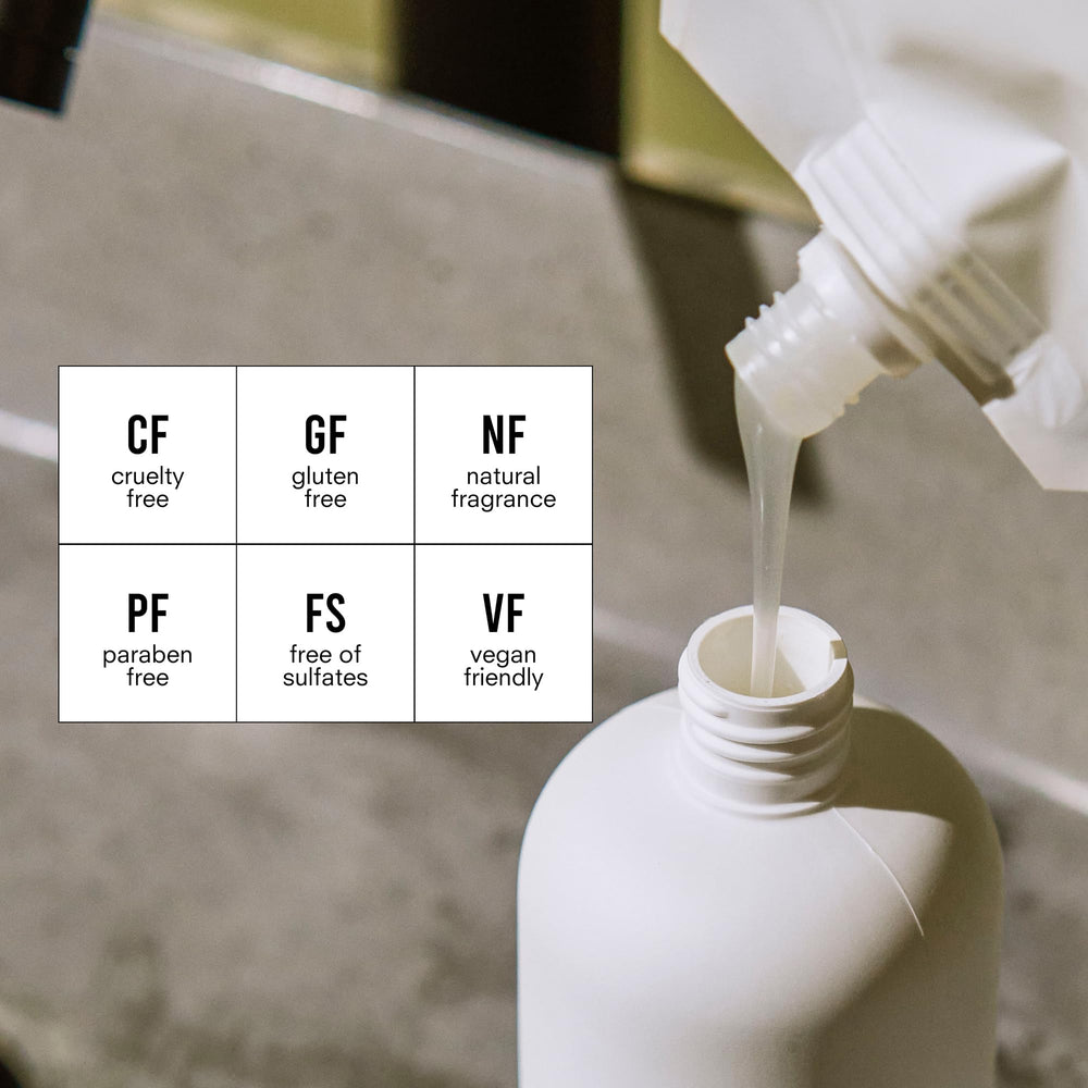 Public Goods hand soap foam lather shows gentle cleansing for daily use.