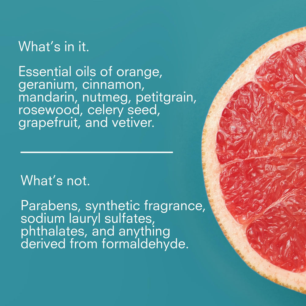 Public Goods natural fragrance from essential oils with citrus notes