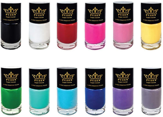 PUEEN 802 Baby Blue bottle for stamping designs.