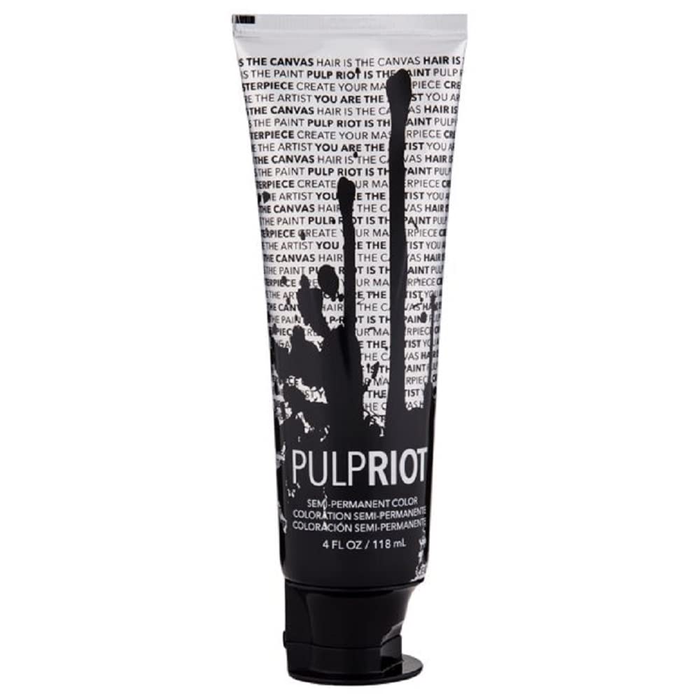 Pulp Riot Sandstorm dye swirls on hair show mixable color possibilities