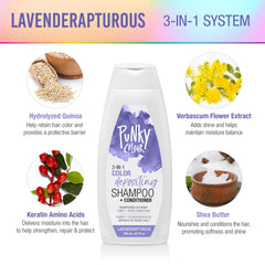 Punky Colour Lavenderapturous application swatch highlights pigment-rich formula