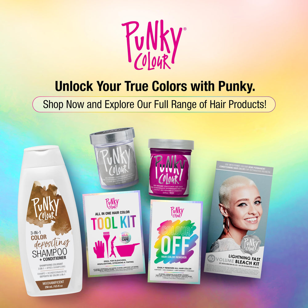 Punky Colour 3-in-1 packaging shows vegan, sulfate-free formula.