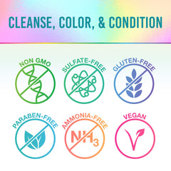 Punky Colour Tealistic hair application in shower demonstrating easy color maintenance