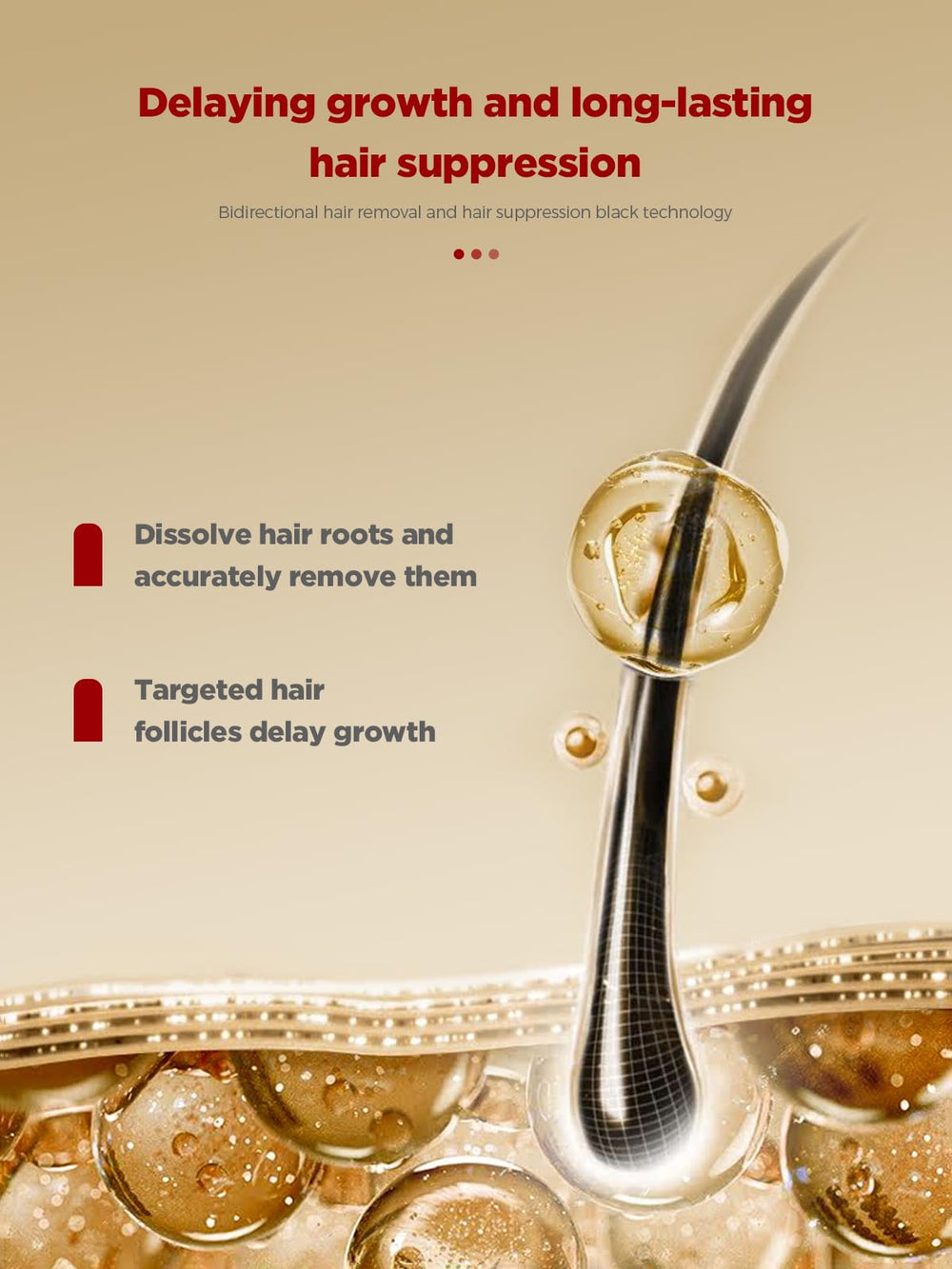 PUPUPE facial use for gentle, skin-nourishing hair removal.