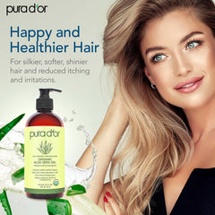 PURA D'OR Aloe Vera Gel after-sun soothing for comfortable skin