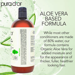 PURA D'OR deep conditioner cream texture for effortless detangling and moisture.