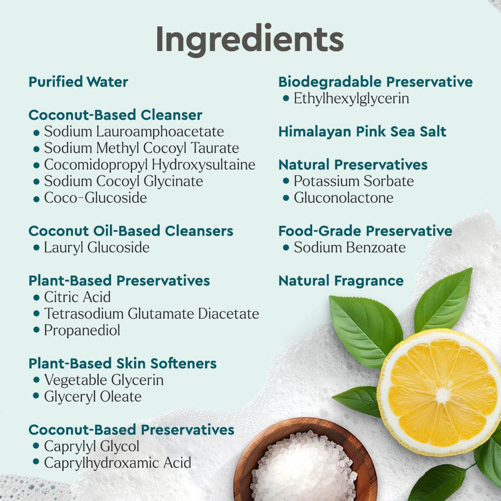 Close-up of rich lather from Puracy Awake Body Wash.