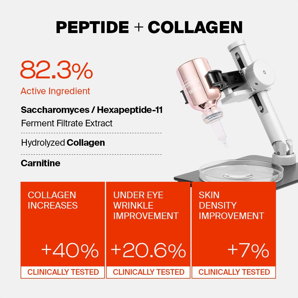 Purcell serum ingredients panel emphasizes actives and cultured ferments.