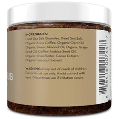 Pure Body Naturals caffeine-rich Arabica coffee focus emphasizes firming effects
