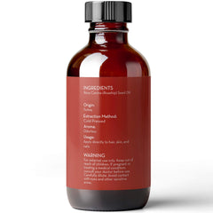 Pure Body Naturals Rosehip Oil seeds close-up highlighting natural ingredients.