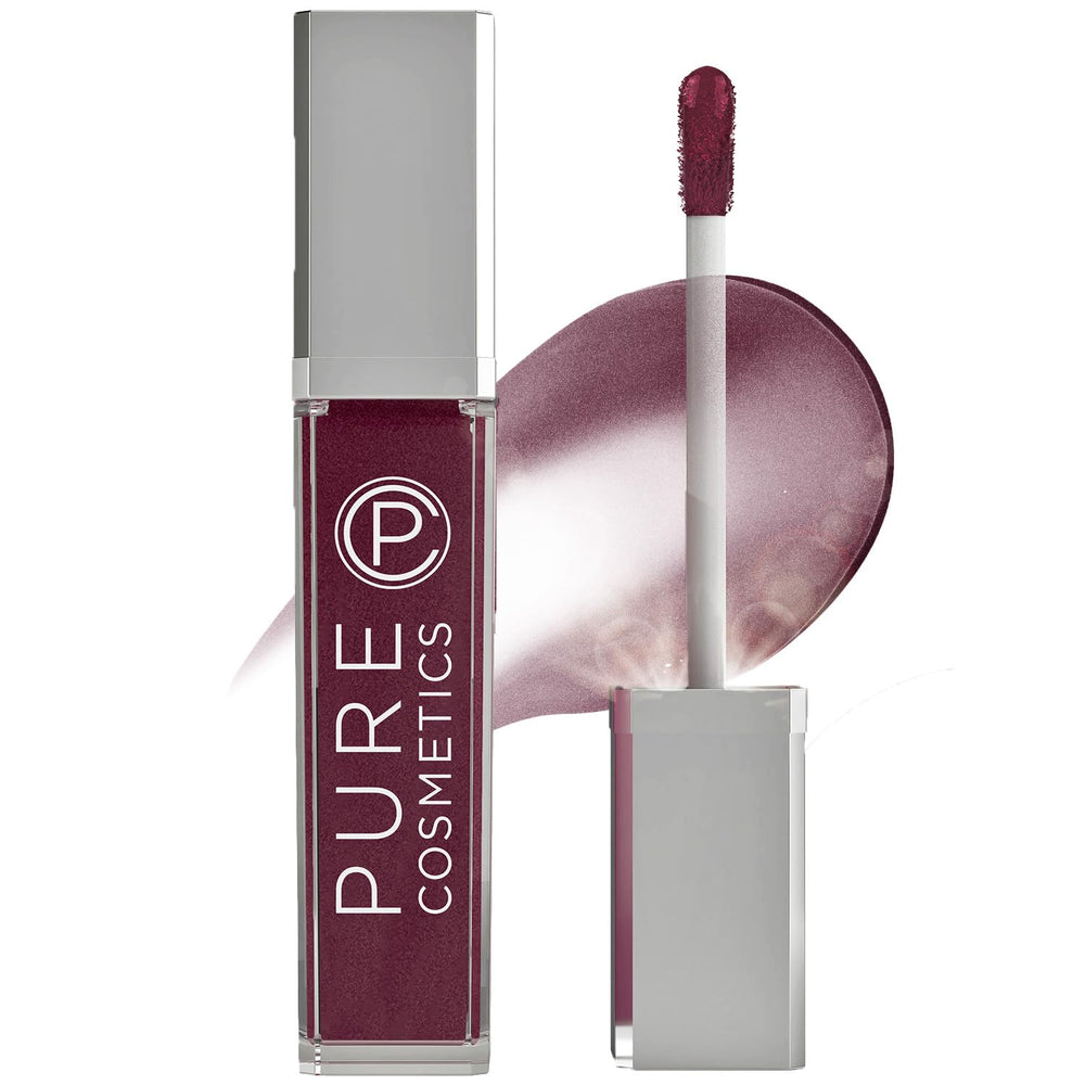 Pure Illumination lip gloss with LED applicator for precise on-the-go touch-ups.
