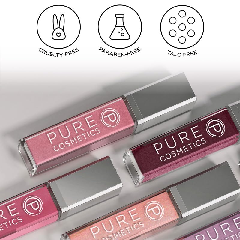 Pure Illumination lip gloss adds radiant shine.