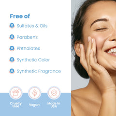 Pure Daily Care Hyaluronic Serum silky moisture closeup ready for facial application.