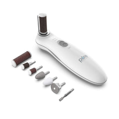 PurePedi Deluxe 10-piece pedicure set shown as a complete home nail care solution