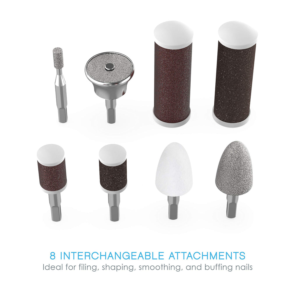 Ergonomic grip of PurePedi Deluxe for comfortable handling