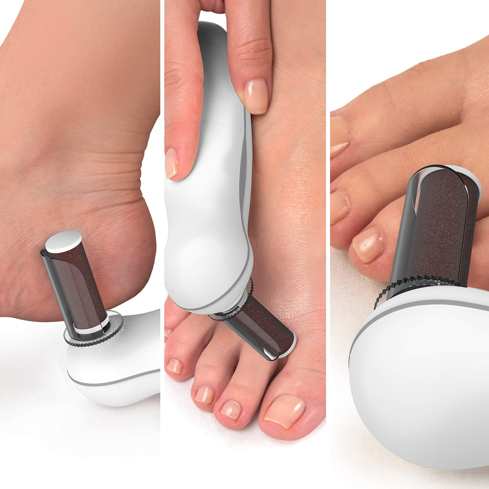 Sapphire-coated attachments of PurePedi Deluxe for precise nail care