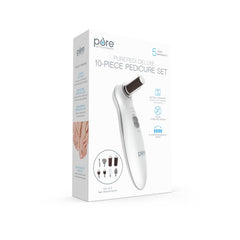 Travel-friendly PurePedi Deluxe kit ready for on-the-go nail care