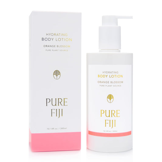 PURE FIJI Hydrating Body Lotion Orange Blossom bottle delivering daily moisture and glow