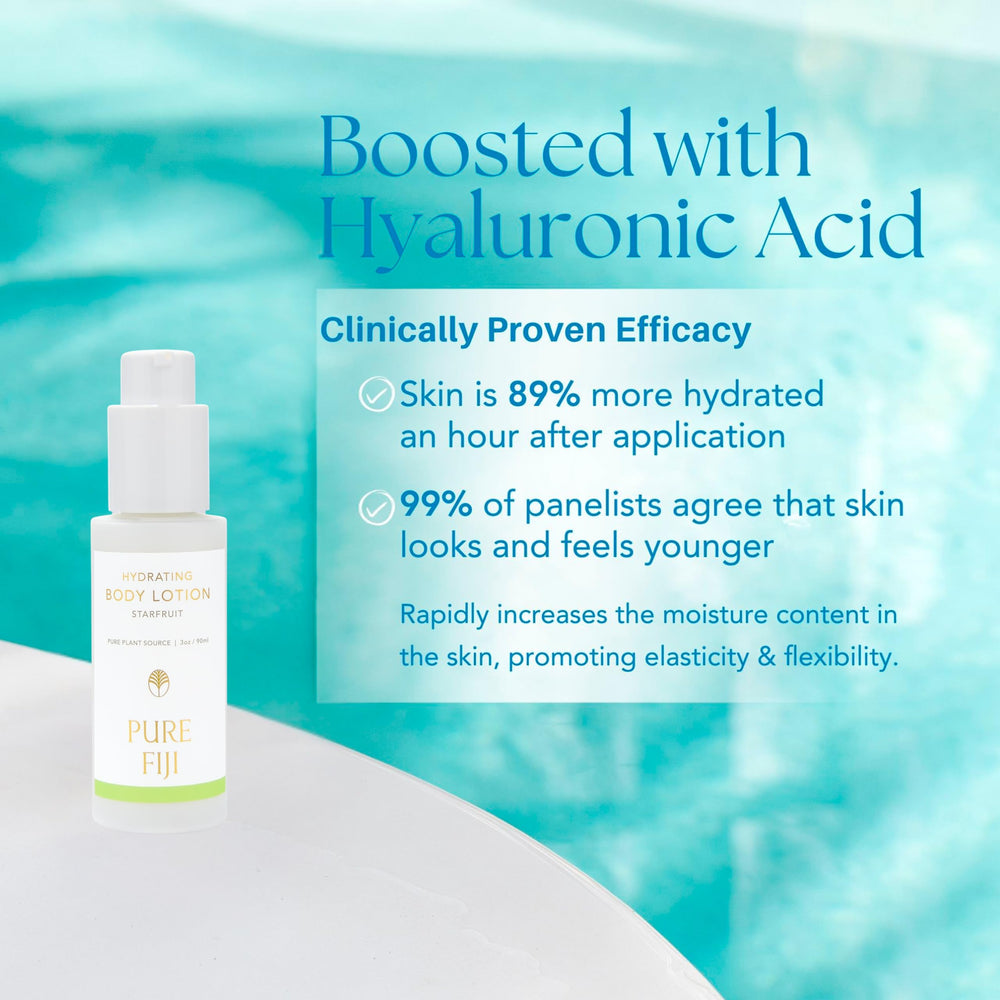 Pure Fiji travel-size bottle ready for on-the-go hydration.