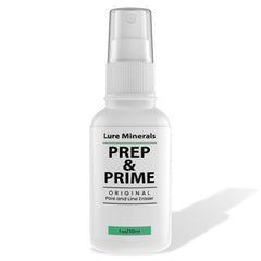 Pure Minerals Foundation Primer bottle creates a smooth base for flawless makeup.