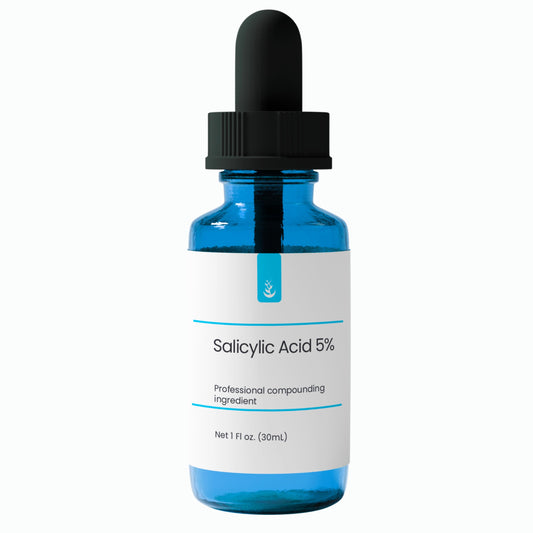 Pure Original Ingredients salicylic acid 5% solution in a dropper bottle for precise dosing.