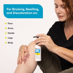Pure Relief Arnica Cream packaging with collagen and vitamin K claims.