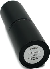 Pure Ziva Canyon lip cream swatch in pale pink nude with versatile creme base for day-to-night looks.