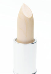 Pure Ziva Crystal Shimmer swatch in white, enhancing lips with radiant pearl tone.