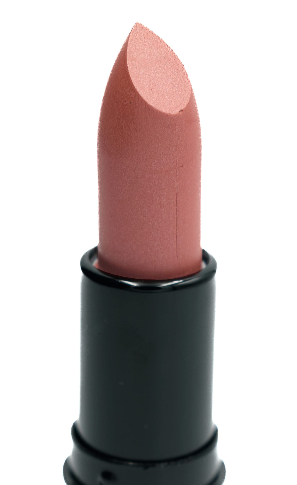 Pure Ziva lip swatch on skin shows nude-pink creamy texture