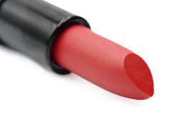 Pure Ziva Mandarin Red lipstick swatches reveal vibrant color with moisturizing formula