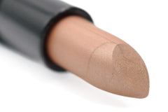 Pure Ziva Pebblestone Nude lipstick swatches show creamy, moisturizing color for everyday wear.
