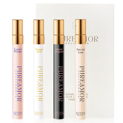 PUREAMOR Amber Vanilla bottle, day-to-night fragrance for versatile wear