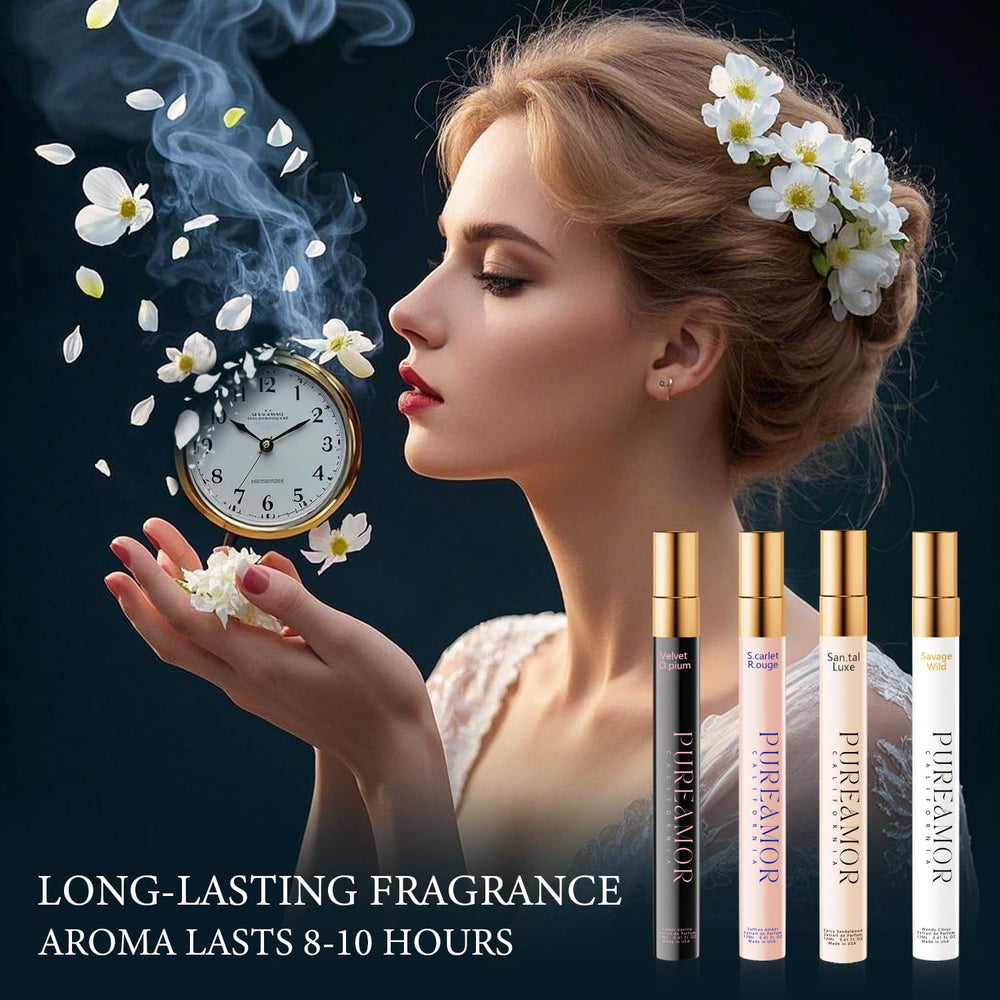 PUREAMOR Woody Citrus bottle, fresh notes for daily use
