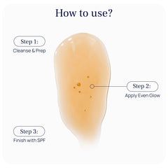 Aloe leaf beside Even Glow for soothing care.