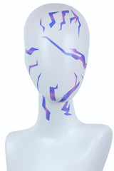 PUREHAIR purple ombre tattoo on leg provides dynamic detail for festivals and cosplay.