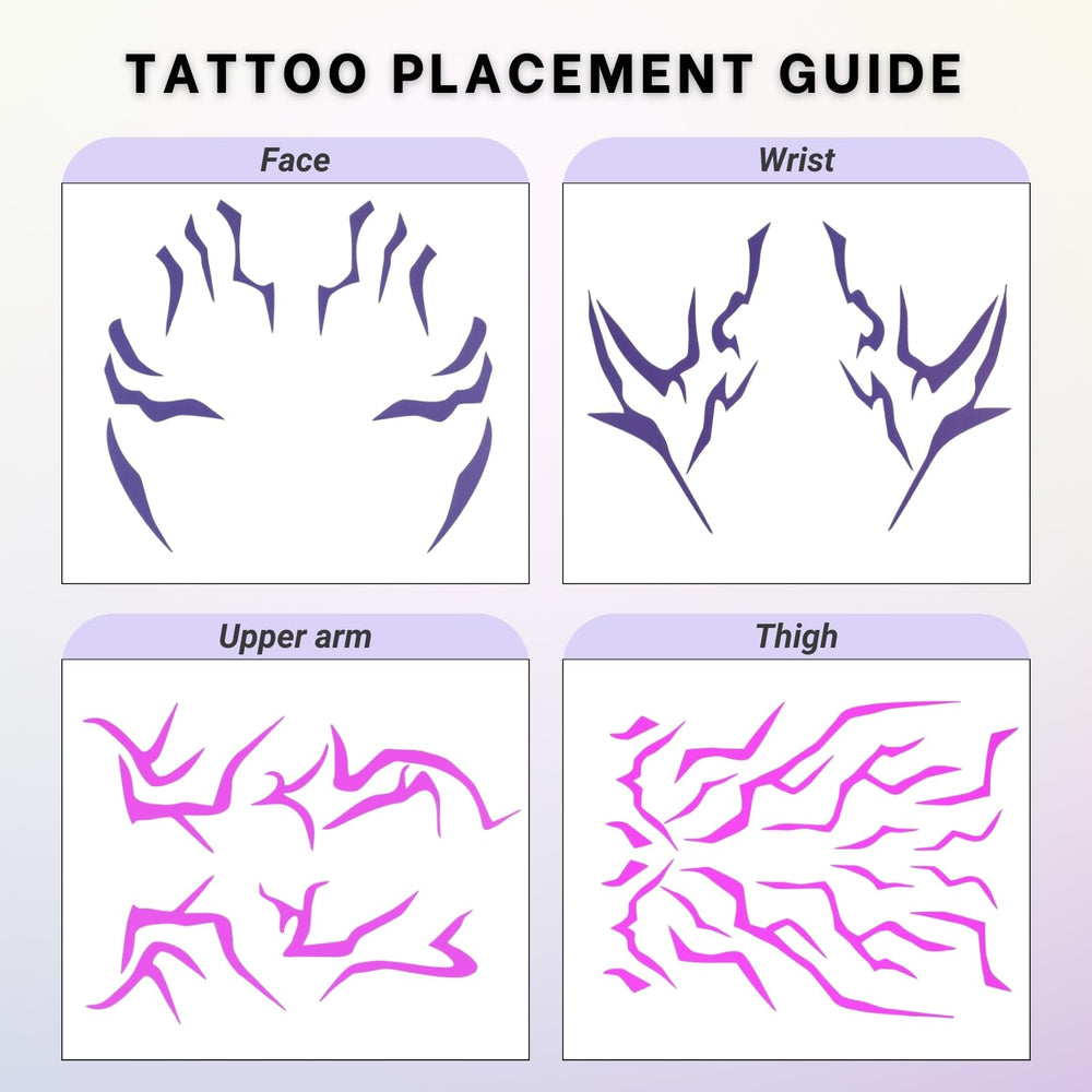 PUREHAIR waterproof temporary tattoos stay vibrant during sweat and movement.