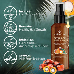 PureNaturis Batana Oil system packaging showcasing all four steps.
