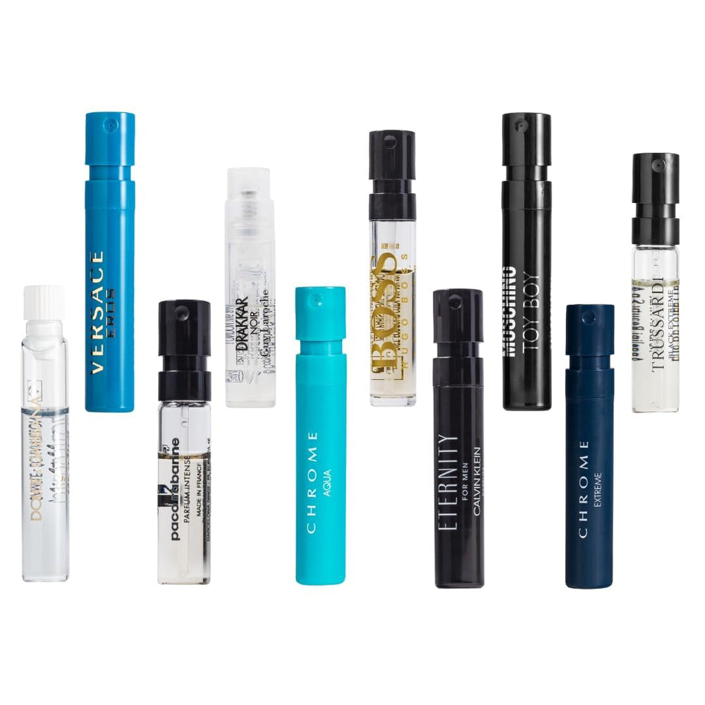 PureScents top designer samples collection for travel and testing.