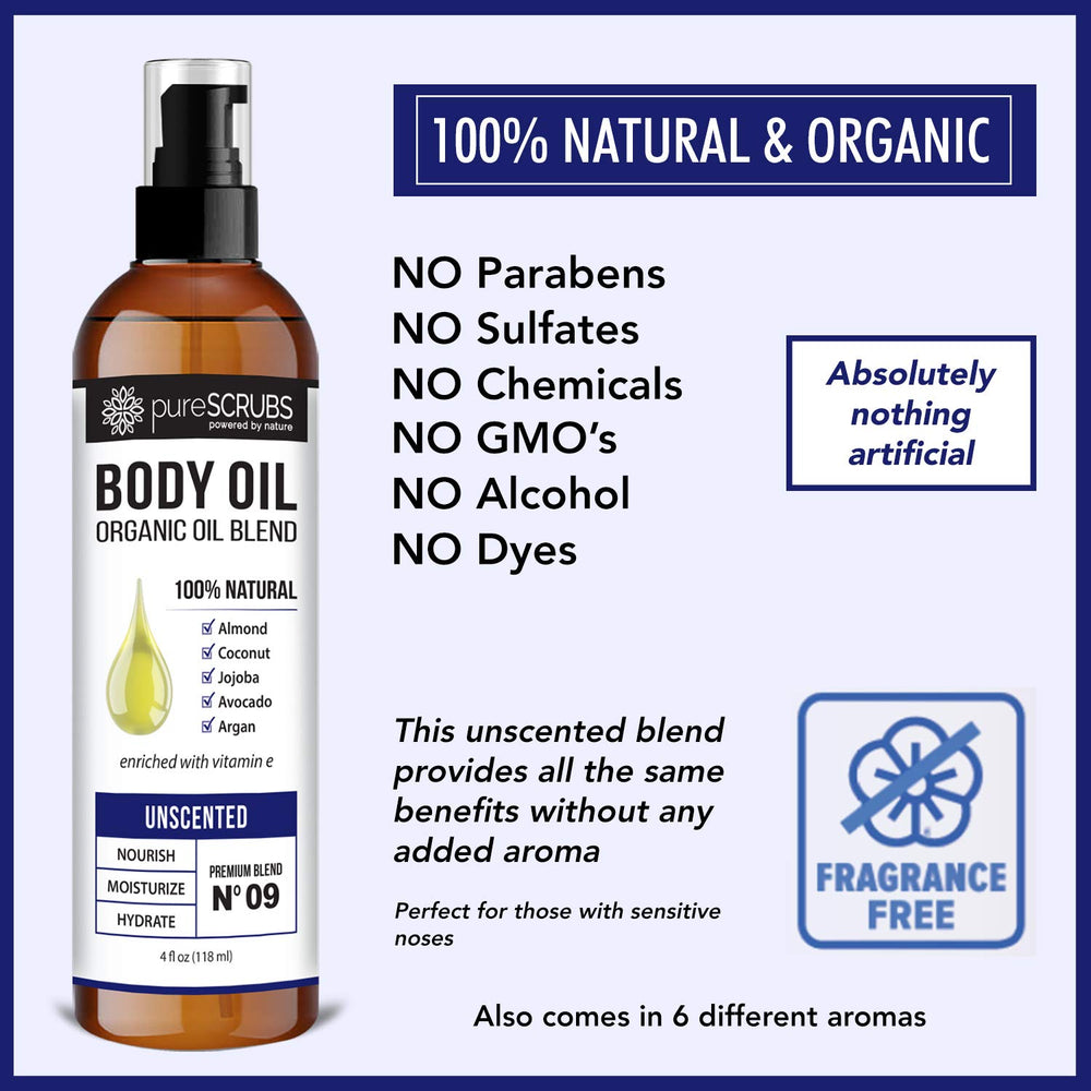 pureSCRUBS unscented oil on nails and cuticles nourishes gently.