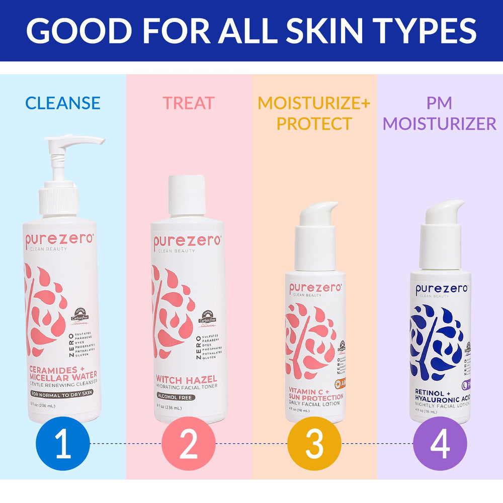 Purezero cream swirl on surface emphasizing rich moisturizing feel