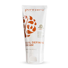 Close-up texture swatch shows creamy formula for smooth curls.
