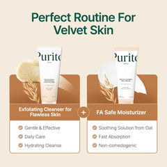 Calming cream texture showing non-comedogenic formula for sensitive or oily skin.
