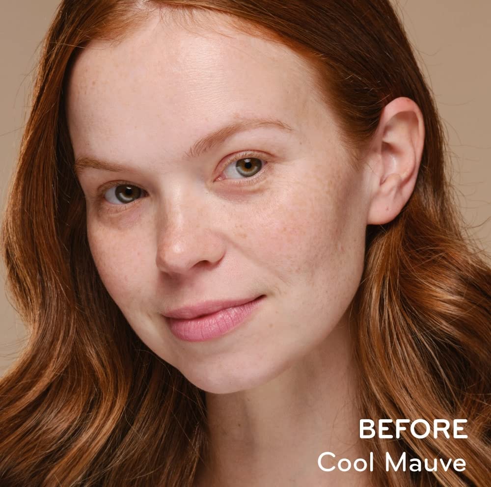 Pūrlisse Blush Glow application on face demonstrates easy layering with moisturizer.