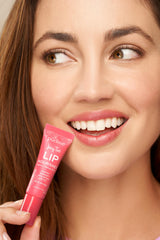 creamy texture of pūrlisse Juicy Tint Plum Shine in close-up