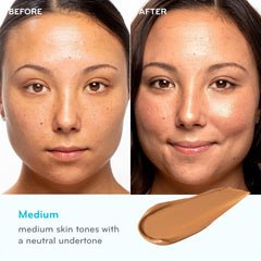 Pūrlisse Radiant Glow with SPF 30 offers daytime protection.