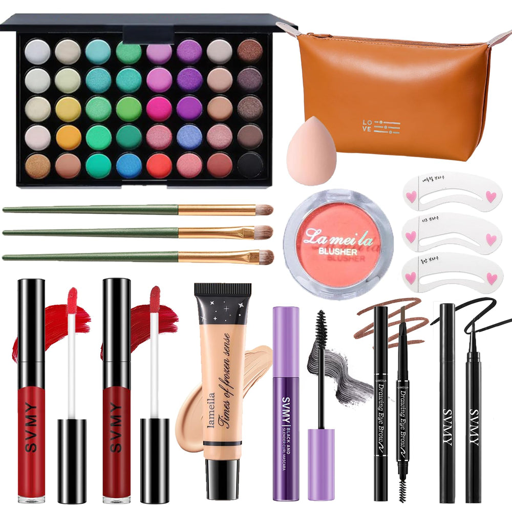 PWYSHXDF makeup set with a 40-color eyeshadow palette for versatile looks.