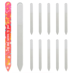 PYD Life glass nail file blank with durable tempered glass for long-lasting salon use.