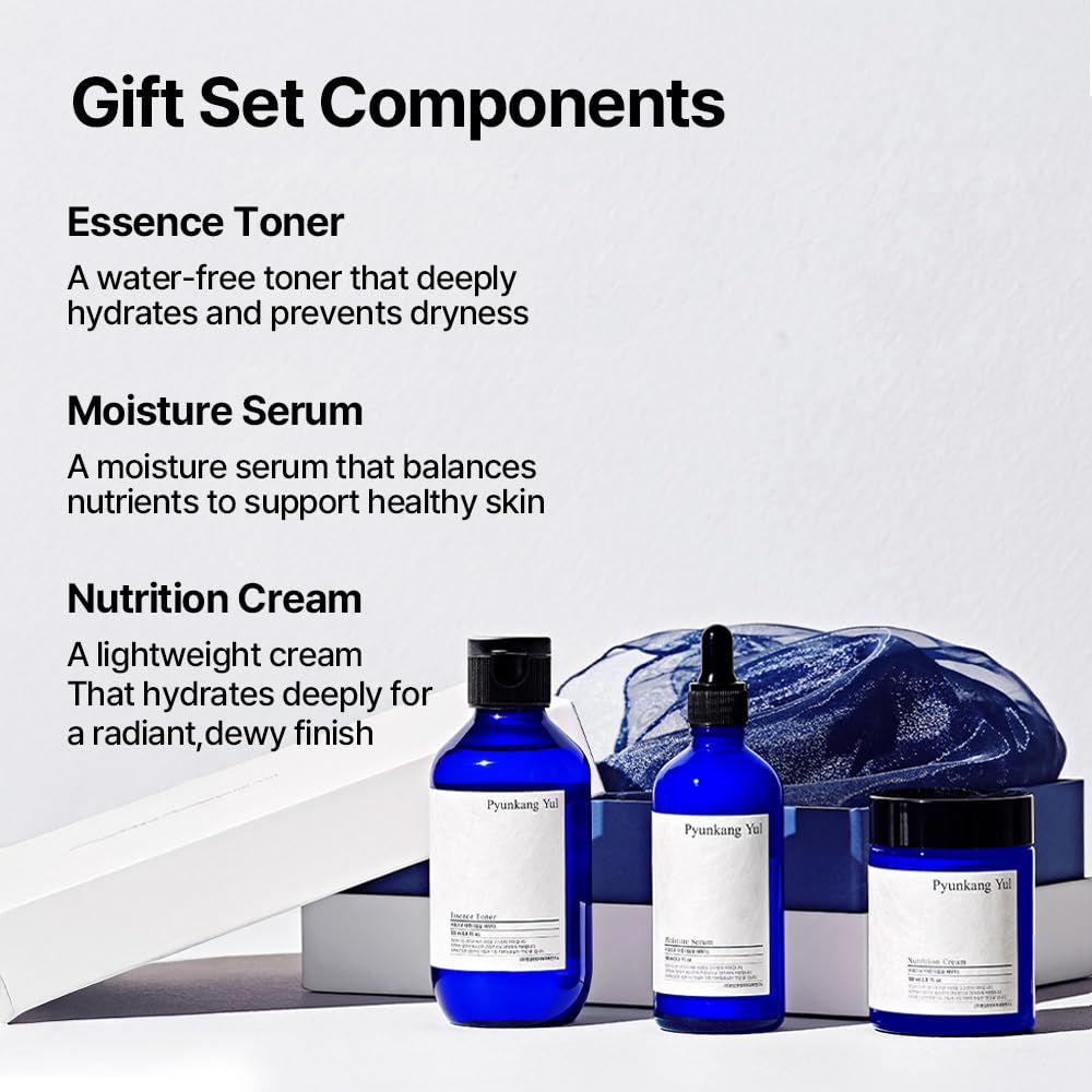 Pyunkang Yul basic line ingredients closeup suggests gentle formula